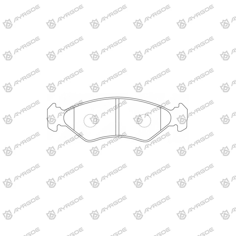 D3106 гальмівні колодки для Ford Ka RB