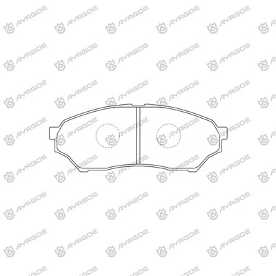 D6089h гальмівні колодки для Mitsubishi